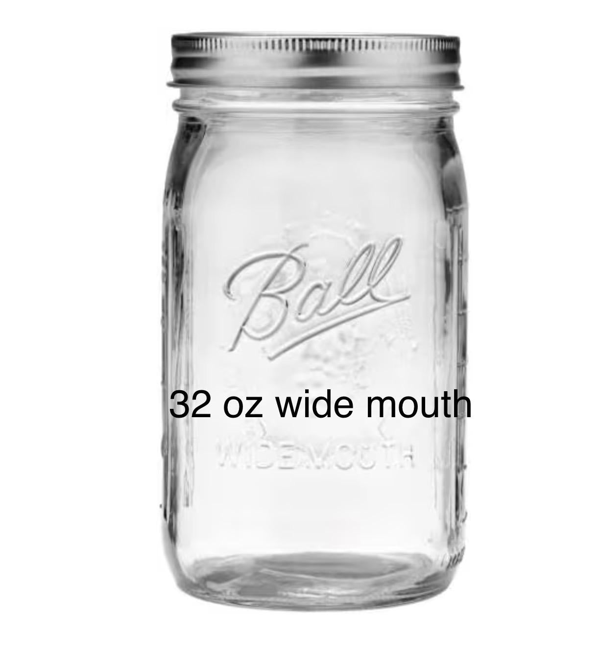 Blue Gingham Weck Jar Cozy: Quilted Insulated Drink Sleeve